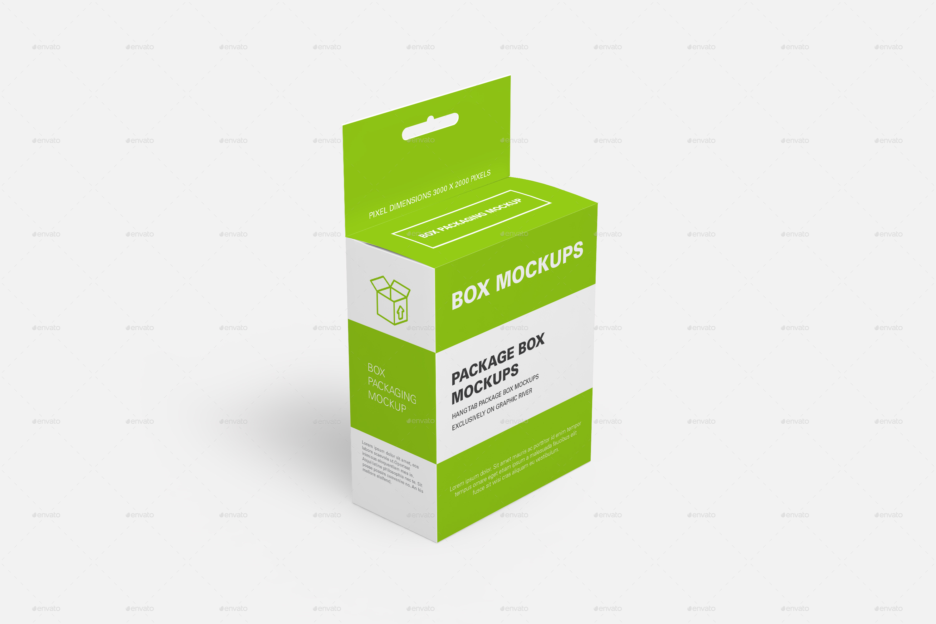 Download Hanging Box Packaging Mockup by shrdesigns | GraphicRiver