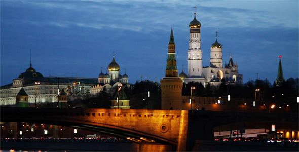 Moscow Kremlin Night View