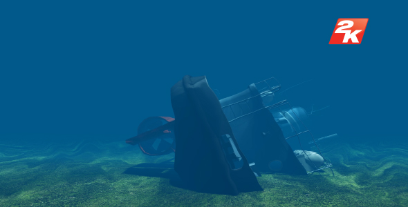 Submarine Submerged Ship
