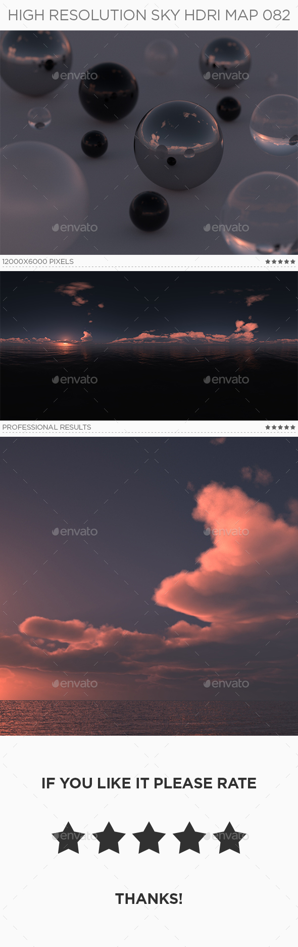 High Resolution Sky HDRi Map 082 - 3DOcean Item for Sale