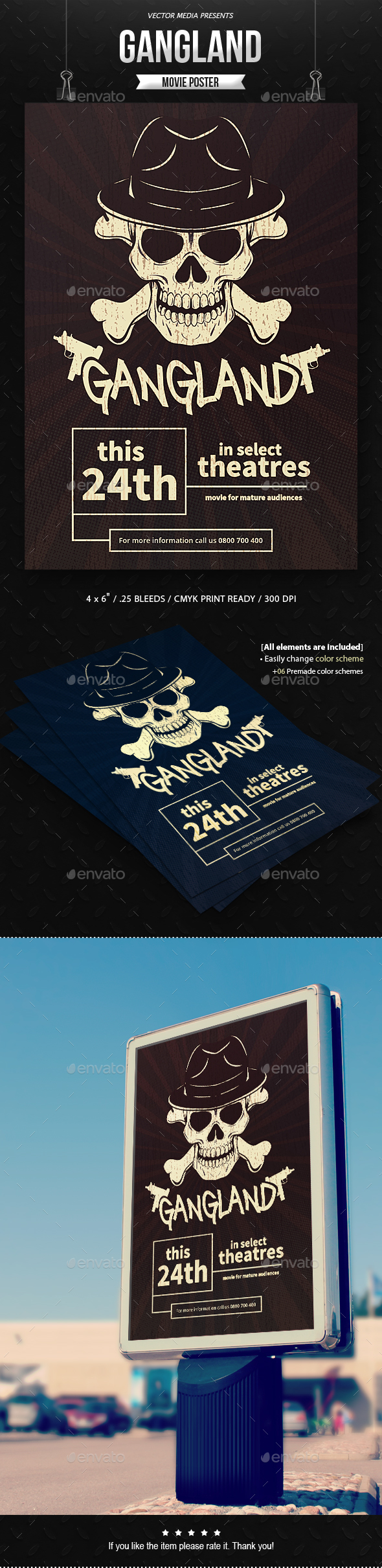 Gangland - Movie Poster - Miscellaneous Events