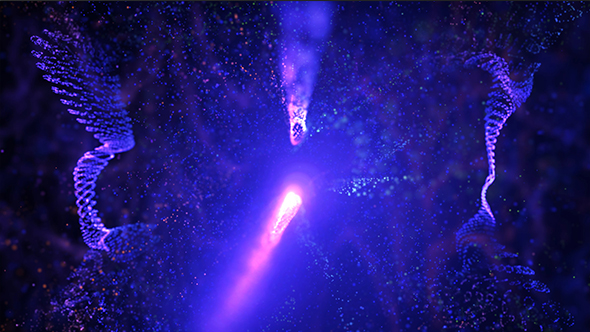 Tornado Particles Background