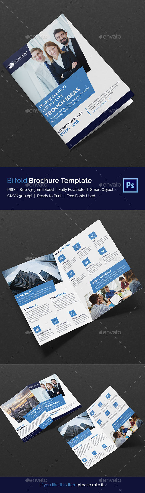 Bifold Brochure - Print Templates