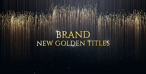 Luxury Golden Titles - VideoHive 20246813