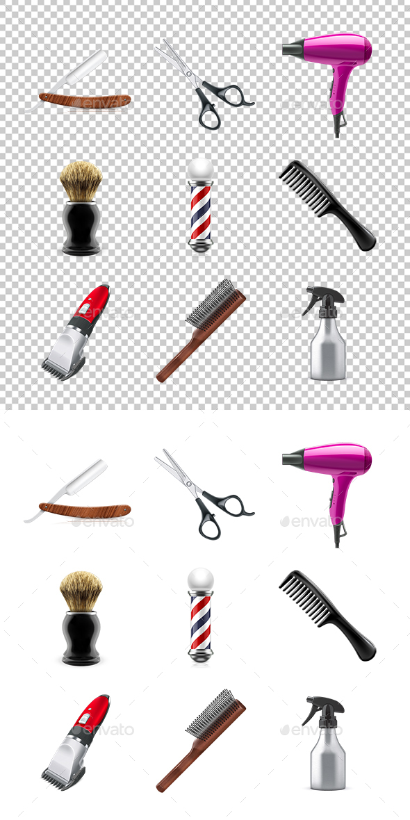 Barber Set - Man-made Objects Objects