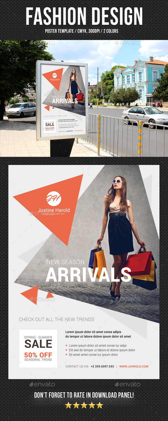 Fashion Poster 09 - Signage Print Templates