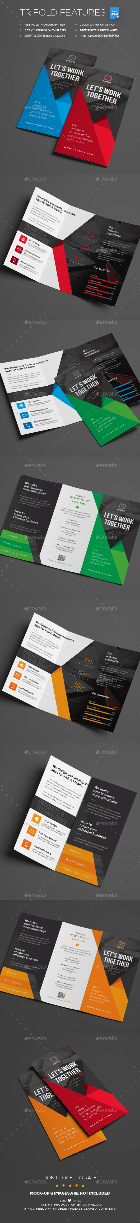 Trifold - Brochures Print Templates