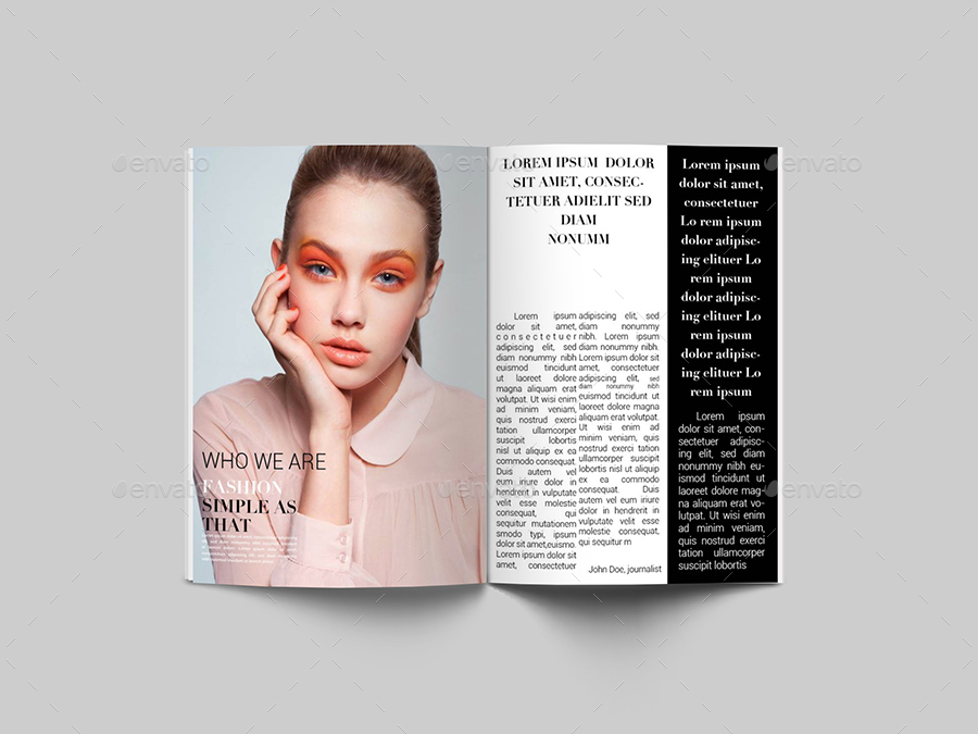 Fashion Magazine Template by crew55design | GraphicRiver