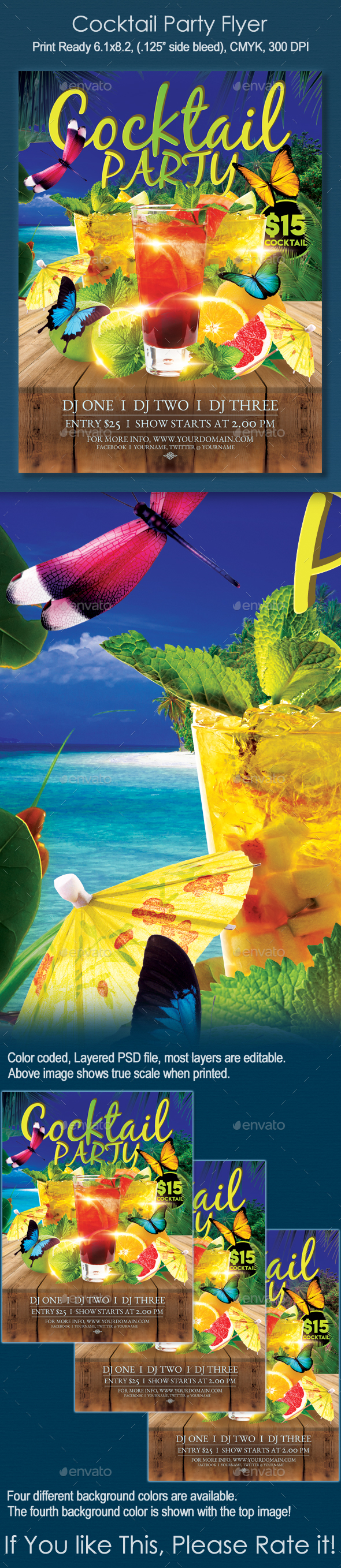 Cocktail Party Flyer - Clubs & Parties Events