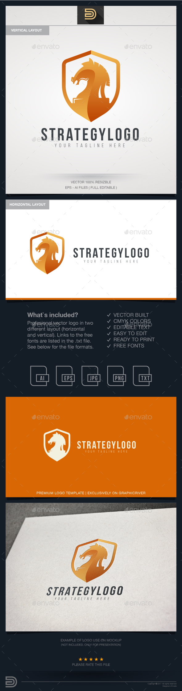Strategic Logo - Objects Logo Templates