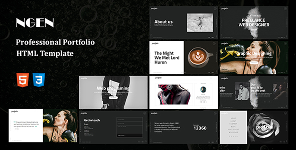 NEGN - HTML Portfolio Template