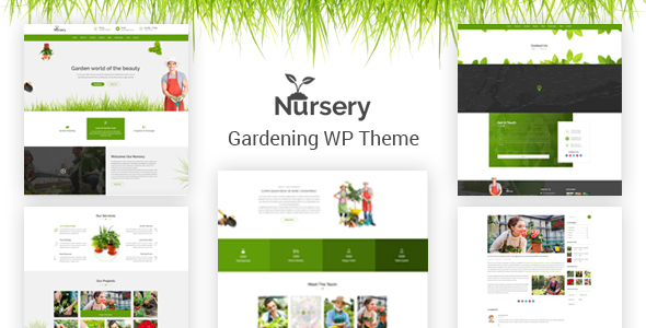 Nursery - Gardening and Landscaping WordPress Theme