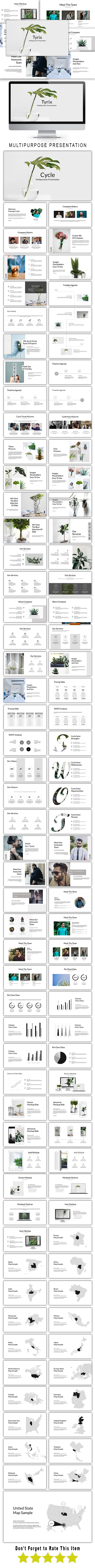 Tyrix Multipurpose Powerpoint Template - PowerPoint Templates Presentation Templates
