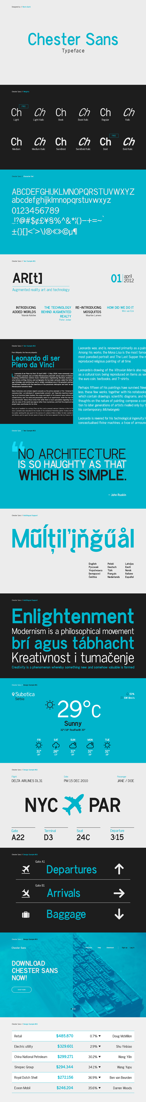 Chester Sans - Type Family - Sans-Serif Fonts
