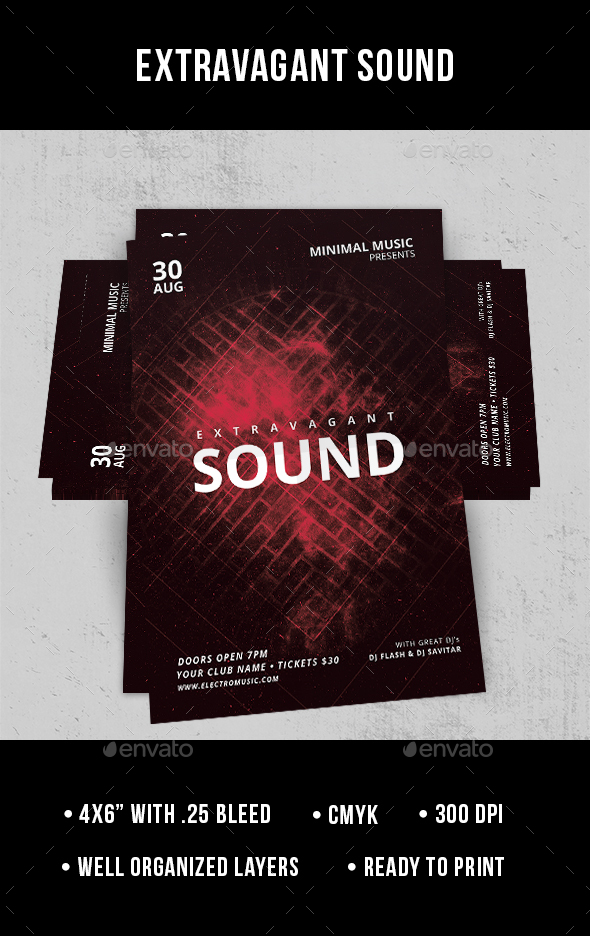 Extravagant Sound - Flyer - Clubs & Parties Events