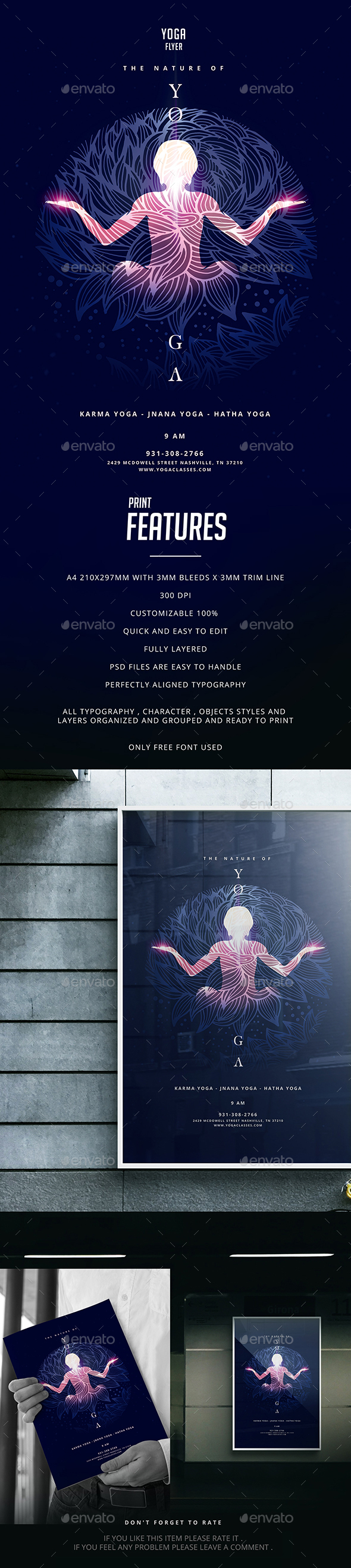 Yoga Flyer - Sports Events