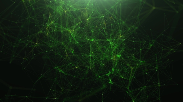 Green Abstract Background of Plexus, Motion Graphics | VideoHive