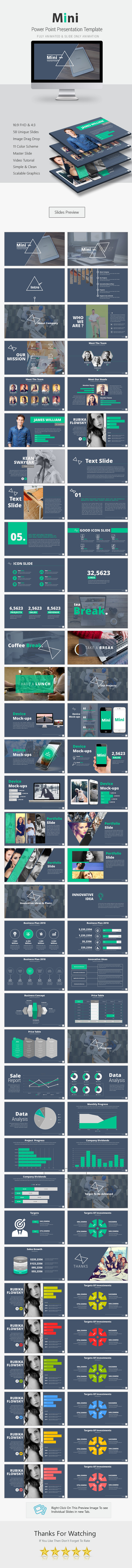Mini Power Point Presentation - Creative PowerPoint Templates