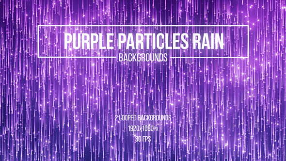 Purple Particles Rain alt