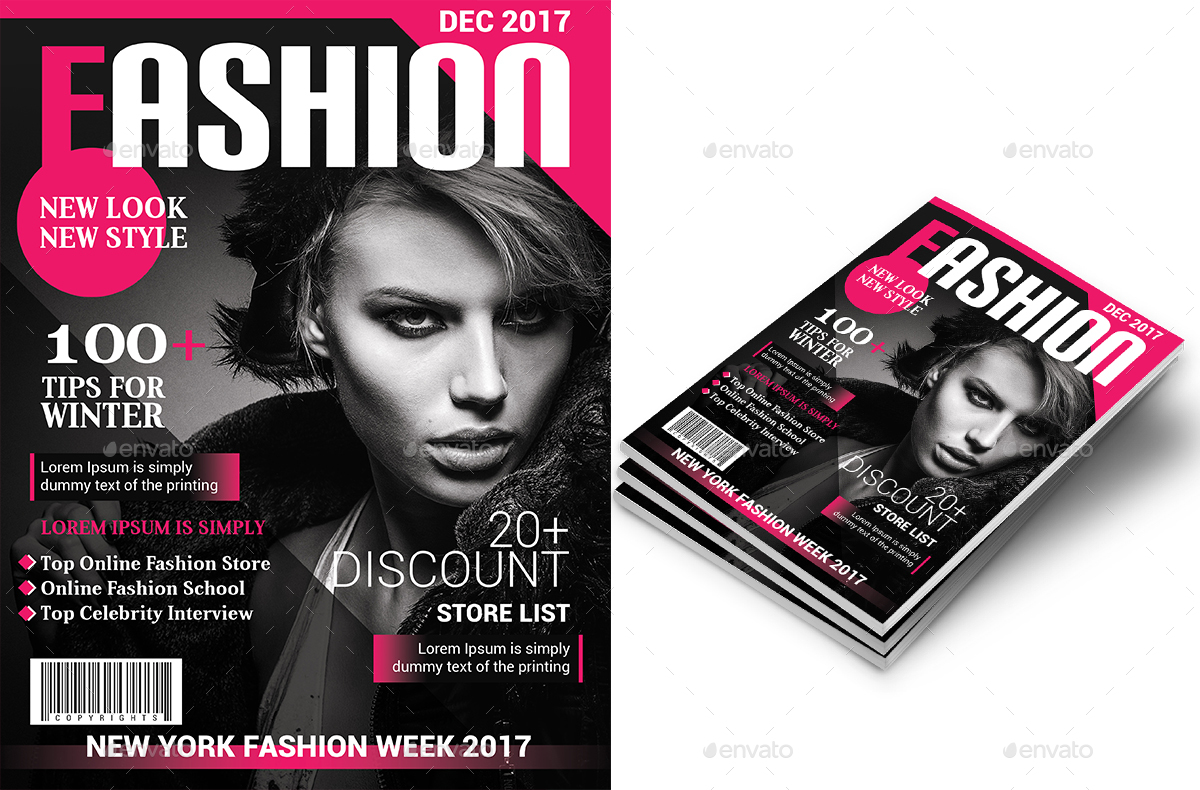 Magazine Cover Template, Print Templates | GraphicRiver