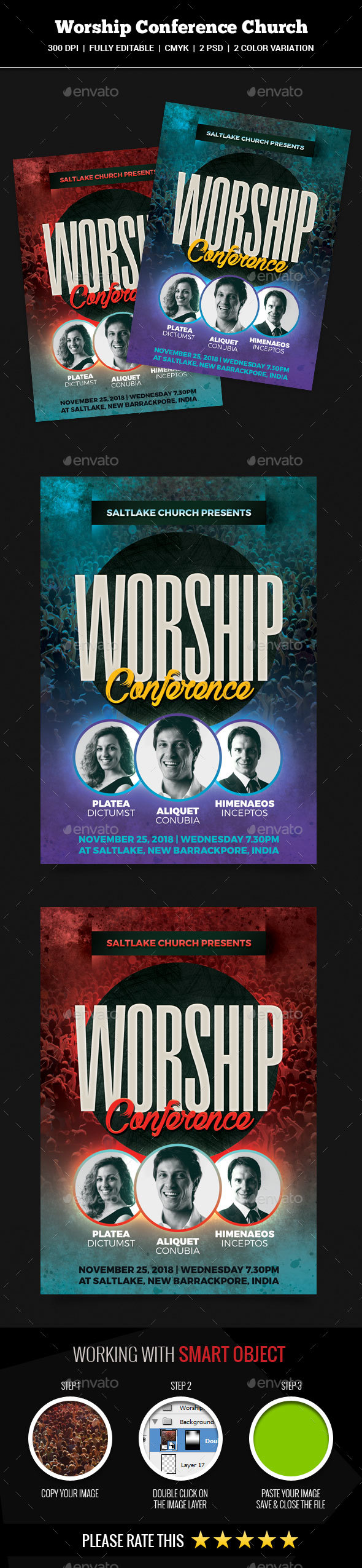 Worship Conference Church Flyer - Church Flyers