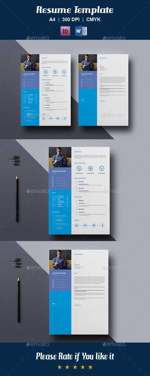 Resume Template V23 - Resumes Stationery