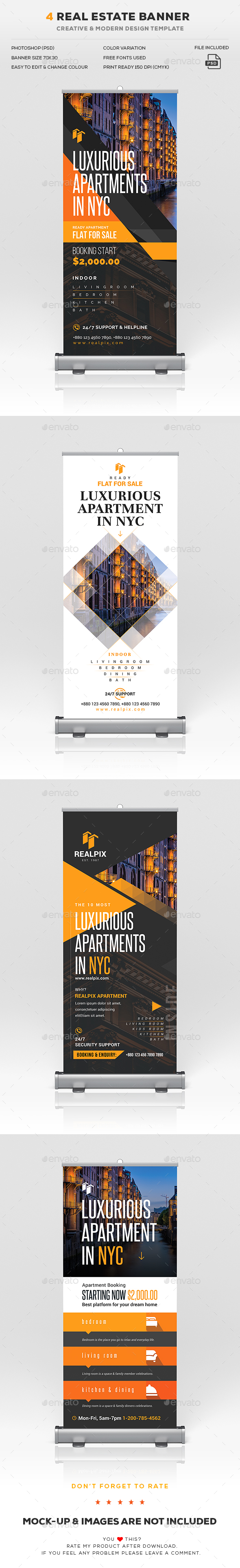Roll-Up Banner - Signage Print Templates
