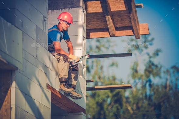 Contractor Taking Break - Stock Photo - Images