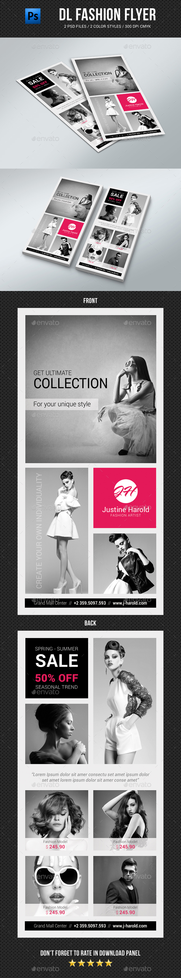 DL Fashion Flyer 06 - Commerce Flyers
