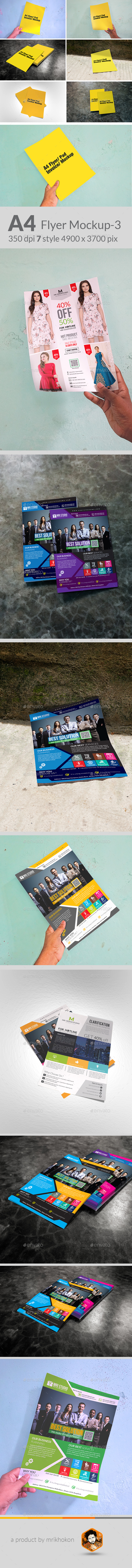 A4 Size Flyer Mock-up - Flyers Print