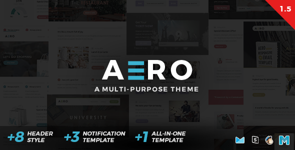 Aero Newsletter - ThemeForest 9212163
