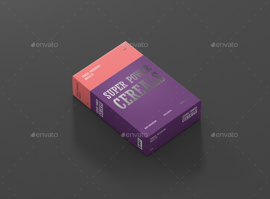 Download Cereals Box Mockup by visconbiz | GraphicRiver