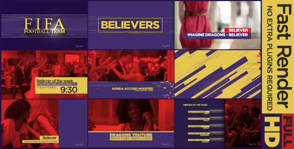 Yellow and Violet - VideoHive 20259948