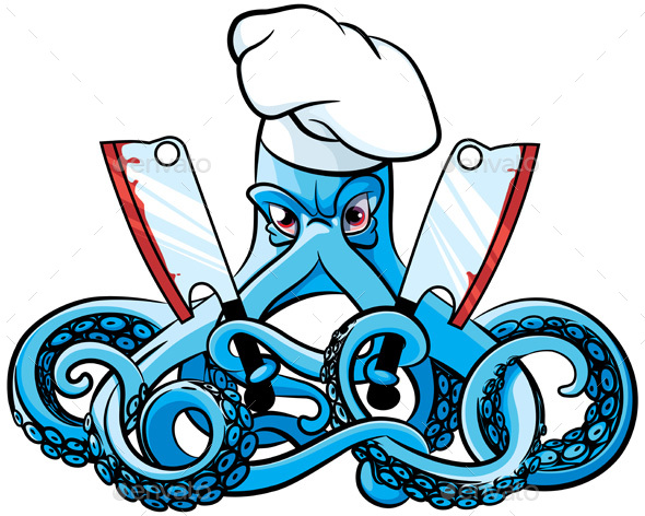 Octopus the Mad Cook - Monsters Characters