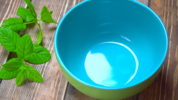 iPine Nuts are Poured Into a Bowl