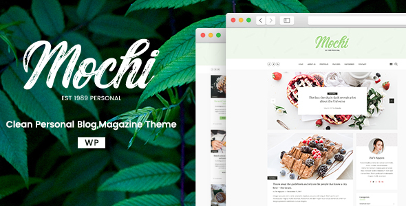 ThemeForest Mochi A Clean Personal WordPress Blog Theme 20008110 ThemeForest Mochi A Clean Personal WordPress Blog Theme 20008110