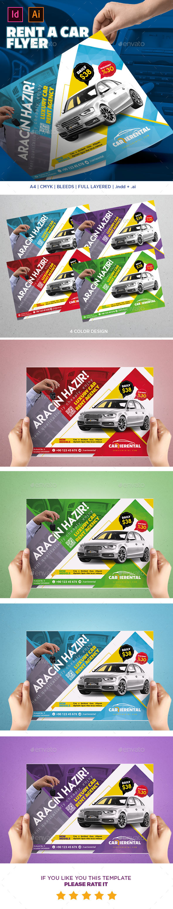 Rent A Car Flyer - Corporate Flyers