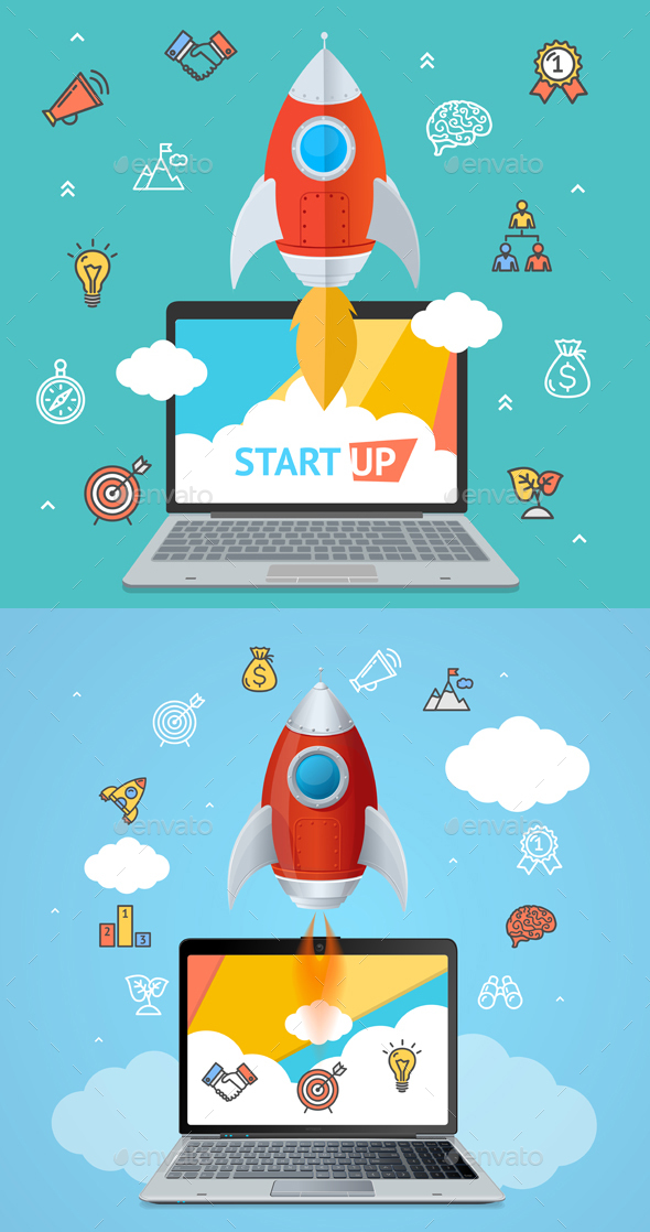 Success Start Up Concept