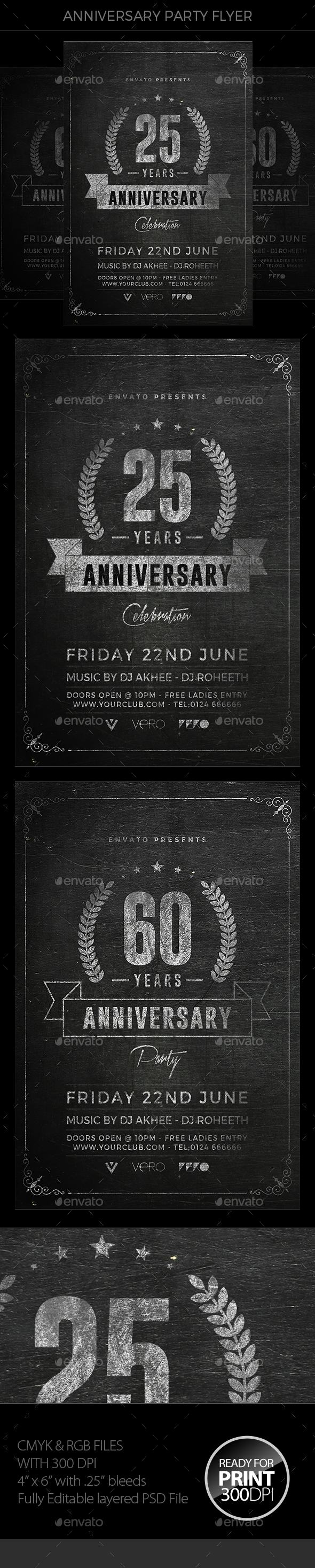 Anniversary Flyer - Events Flyers