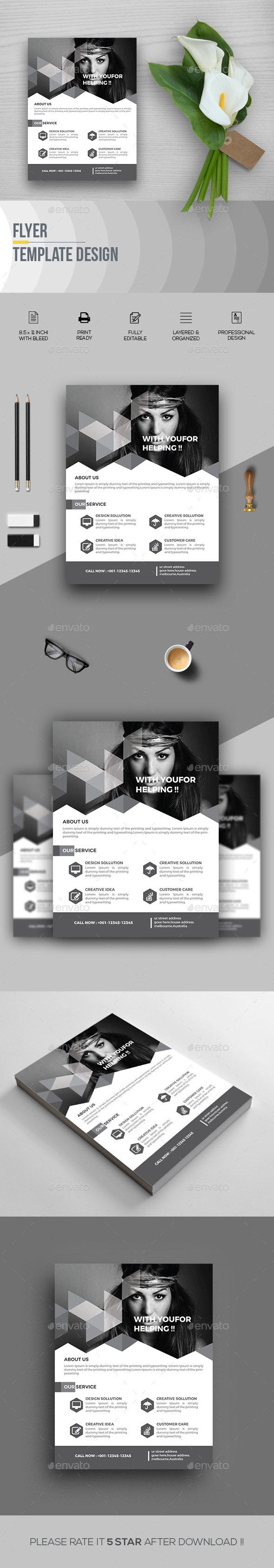 Flyer Template - Flyers Print Templates