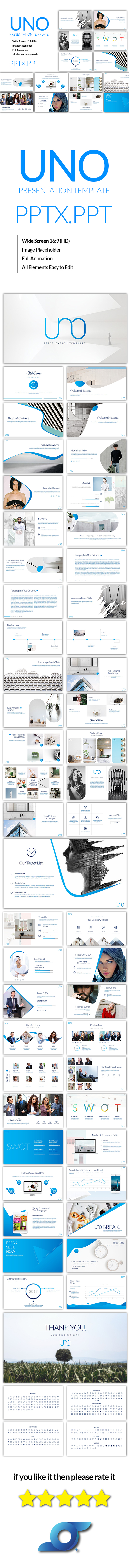 Uno Powerpoint Template - PowerPoint Templates Presentation Templates
