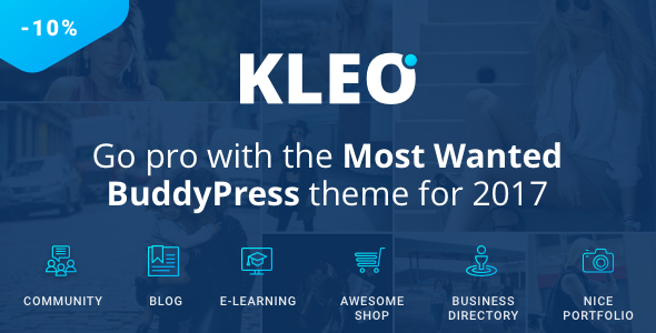 KLEO - Pro Community Focused, Multi-Purpose BuddyPress Theme - BuddyPress WordPress