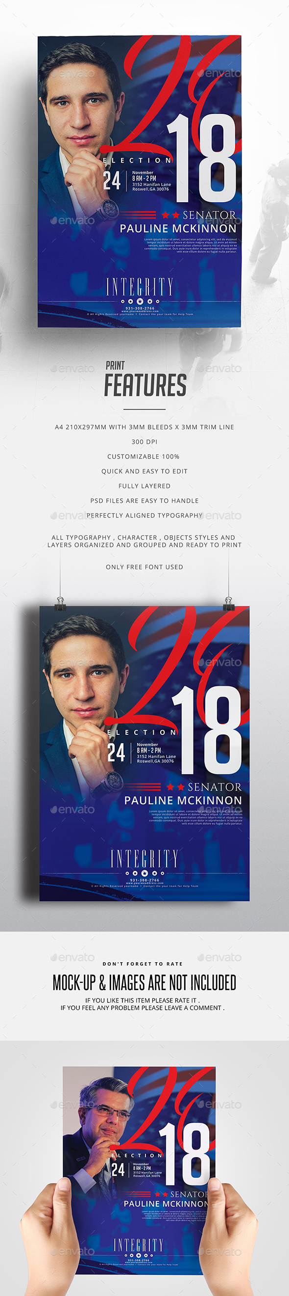 Election Flyer - Concerts Events