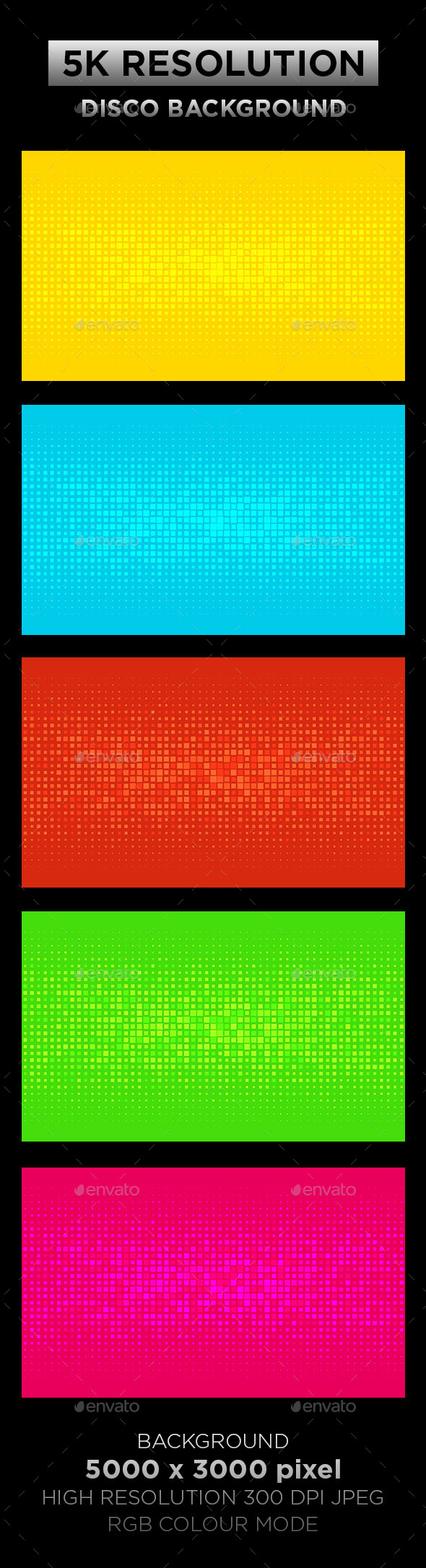 Disco Background 001 - Backgrounds Graphics