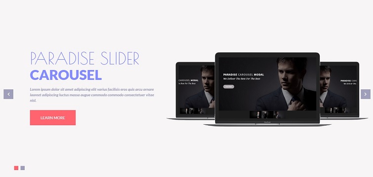 bootstrap carousel with text and image