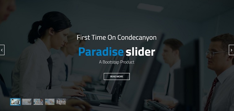 bootstrap carousel with thumbnail