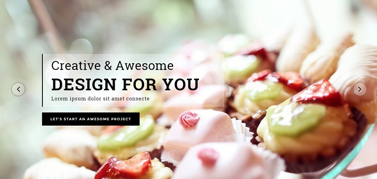 bootstrap full width slider template