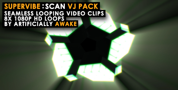 Supervibe - Scan - Event Visuals / VJ Loops alt