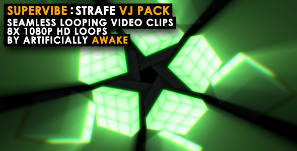 Supervibe - Strafe - Event Visuals / VJ Loops alt
