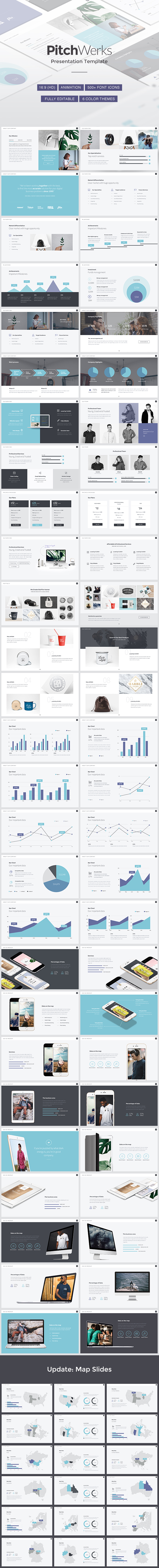 Professional Pitch Presentation Template - Keynote Templates Presentation Templates